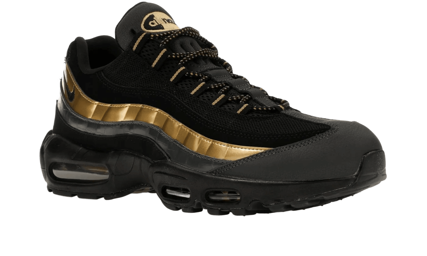 Air Max 95 Black Metallic Gold - 538416-007