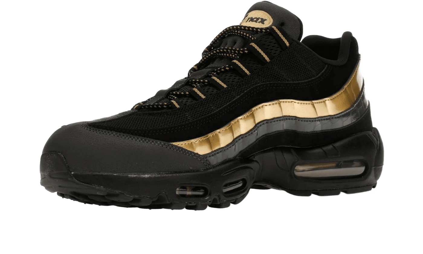 Air Max 95 Black Metallic Gold - 538416-007