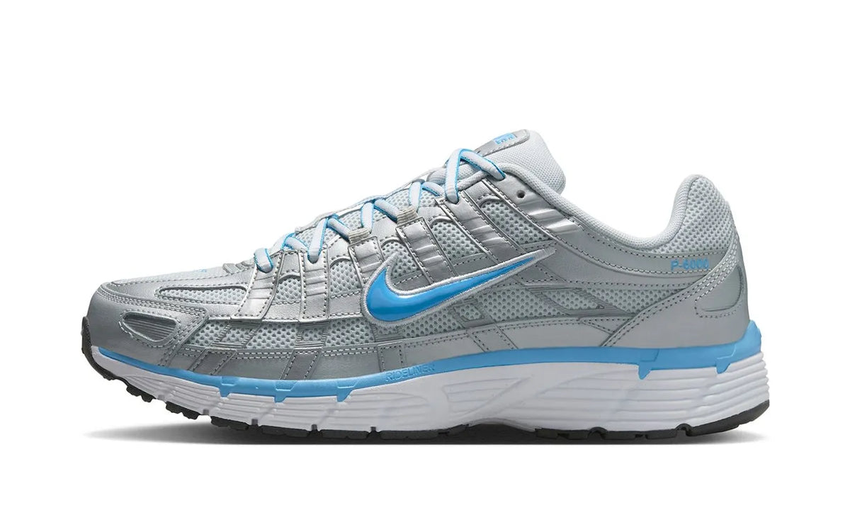 Nike P-6000 Metallic Platinum Pure Platinum Metallic Silver University Blue - CD6404-025