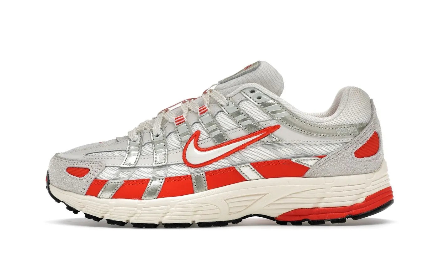 Nike P-6000 Sail Pale Ivory Light Bone Spicy Red - HV5230-133