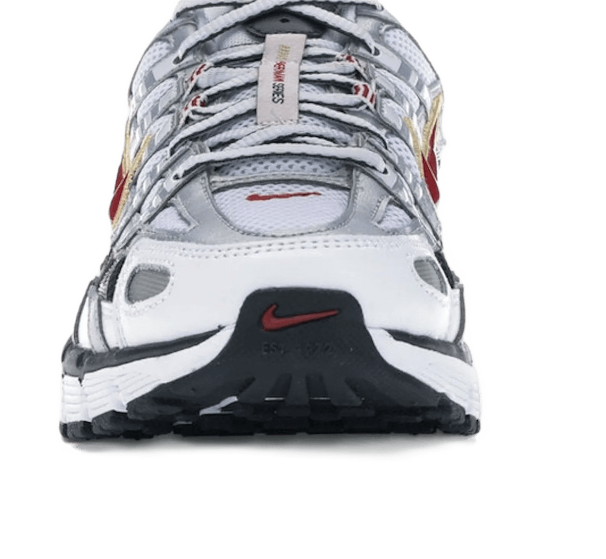 Nike P-6000 White Gold Red - BV1021-101