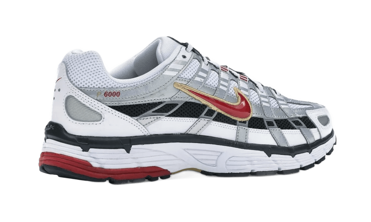 Nike P-6000 White Gold Red - BV1021-101