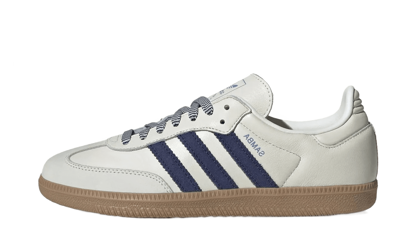 Adidas Samba Off-White Dark Blue - JI3907