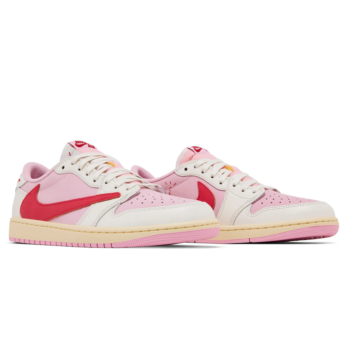 Air Jordan 1 Retro Low OG SP Travis Scott Sail Tropical Pink
