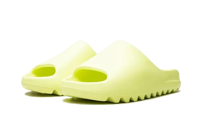 Adidas Yeezy Slide Glow Green (Restock Pair 2022) - HQ6447